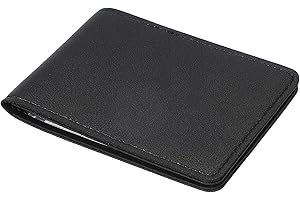 uxcell Leather Credit Card Holder, 10 Slots Blank Driver's License Holder for Women and Men, Multi-Functional Card Organizer 