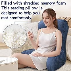 Tinuniyaa Back Pillow for Bed Sitting Up, Reading
