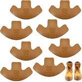 Geyoga 8 Pcs Boot Toe Protector for Work Shoes Cap Cover | Boot Tip Saver Guards, Prevent Crease Scuff, Leather Cap Tough Protector Gear, Work Shoes Care Accessory for Men Youth