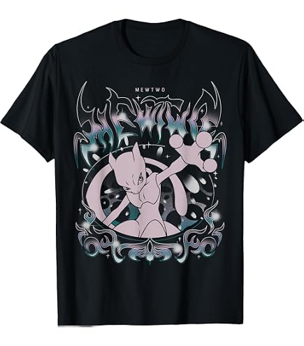 Amazon.com: Pokemon Adult Unisex Black Grid T-Shirt : Clothing