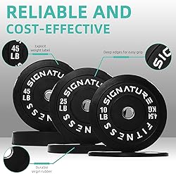 Fitvids Olympic 2" Bumper Plates Set Including