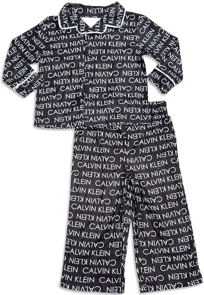 Calvin Klein Infant Boys Long Sleeve Pajamas, Black 29957