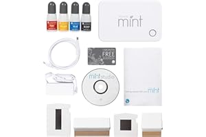 Silhouette Mint Stamp Kit and Ink Bottles