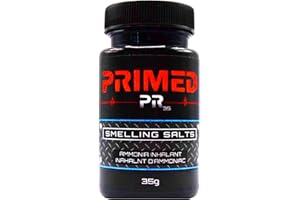 PRIMED Smelling Salts - PR35 | Football Hockey Weightlifting - Smelling Salts Powerlifting | Extremely Strong Smelling Salt…