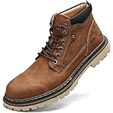 Shaire Men's Leather Chukka Boots | Lace-Up Ankle Boots for Men | Casual Comfort Boots