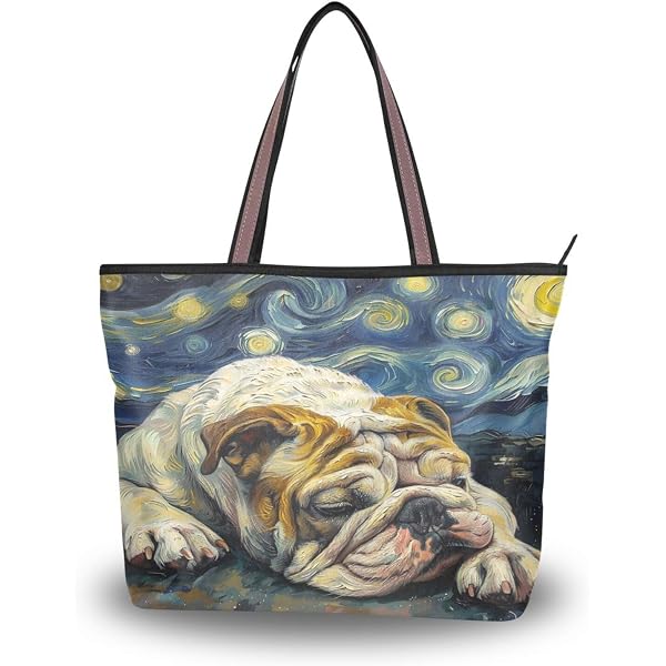 ZENWAWA Rainbow Cats Tote Bag - Aesthetic Large Capacity Zipper Purse For Women, 2 Sizes Available