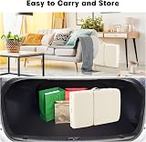 Panana Portable Massage Table 60cm 3 Section Aluminum Spa Bed - Beige view 7