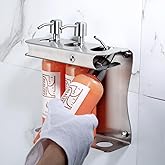 Shampoo, Conditioner, Shower Gel Dispenser 3 Room refillable Shampoo and Conditioner Pump Bottle Wall-Mounted Slot Shower soap Dispenser (KCLS003)