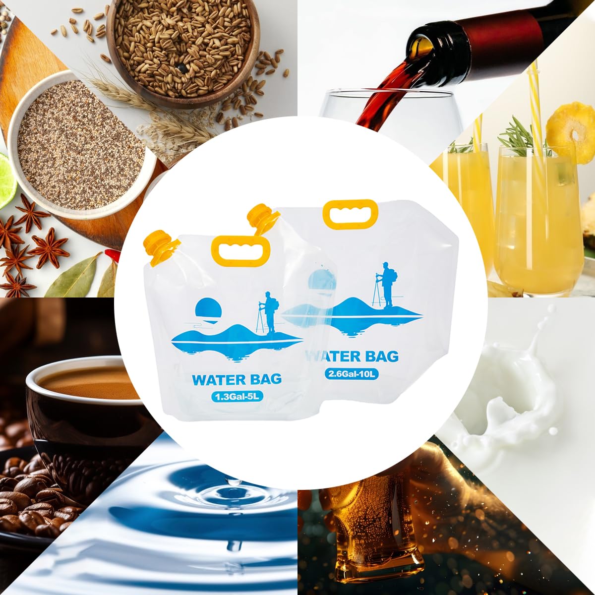 WQZOSTC Collapsible Emergency Water Container