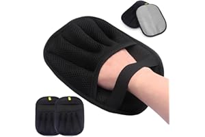 Tianhengyi Pet Hair Removal Glove, Upgraded Five-Finger Electrostatic Grooming Tool Remover Gloves for Cats & Dogs, Magic Ani