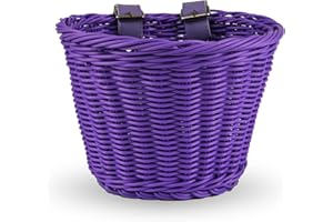 EIRONA Bike Basket for 12-16 Kids Bicycle, Balance Bike, Tricycle,Scooter with DIY Decal