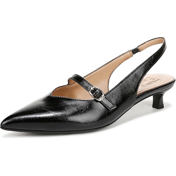 Naturalizer Women's Gazing Slingback Kitten Heel Pump - REZORB™ Comfort, Adjustable Strap