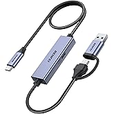 BENFEI USB C Video/Audio Capture Card Supporting Full HD 1080P 60FPS for Streaming, Recording, Gaming, Compatible with Switch, PS4, PS5, Xbox, Work with PC/Windows/Mac OS