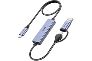 BENFEI USB-C Audio/Video 1080P 60FPS Full HD Capture Card for Streaming, Recording, Gaming, Compatible Switch, PS4, PS5, Xbox