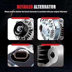 GDSMOTU 80 Amp/12 Volt Alternator Replacement for