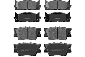 SIPAUTEC-Front & Rear Ceramic Disc Brake Pad Replacement For Toyota Camry Avalon For LEXUS ES300h ES350