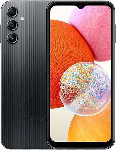 Samsung Galaxy A14 64GB Black Renewed Smartphone Android