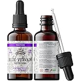 Blue Vervain Herb Organic Extract – Organic Blue Vervain Herb – Natural Vervain Supplement for Men & Women – Made in USA - 2 oz