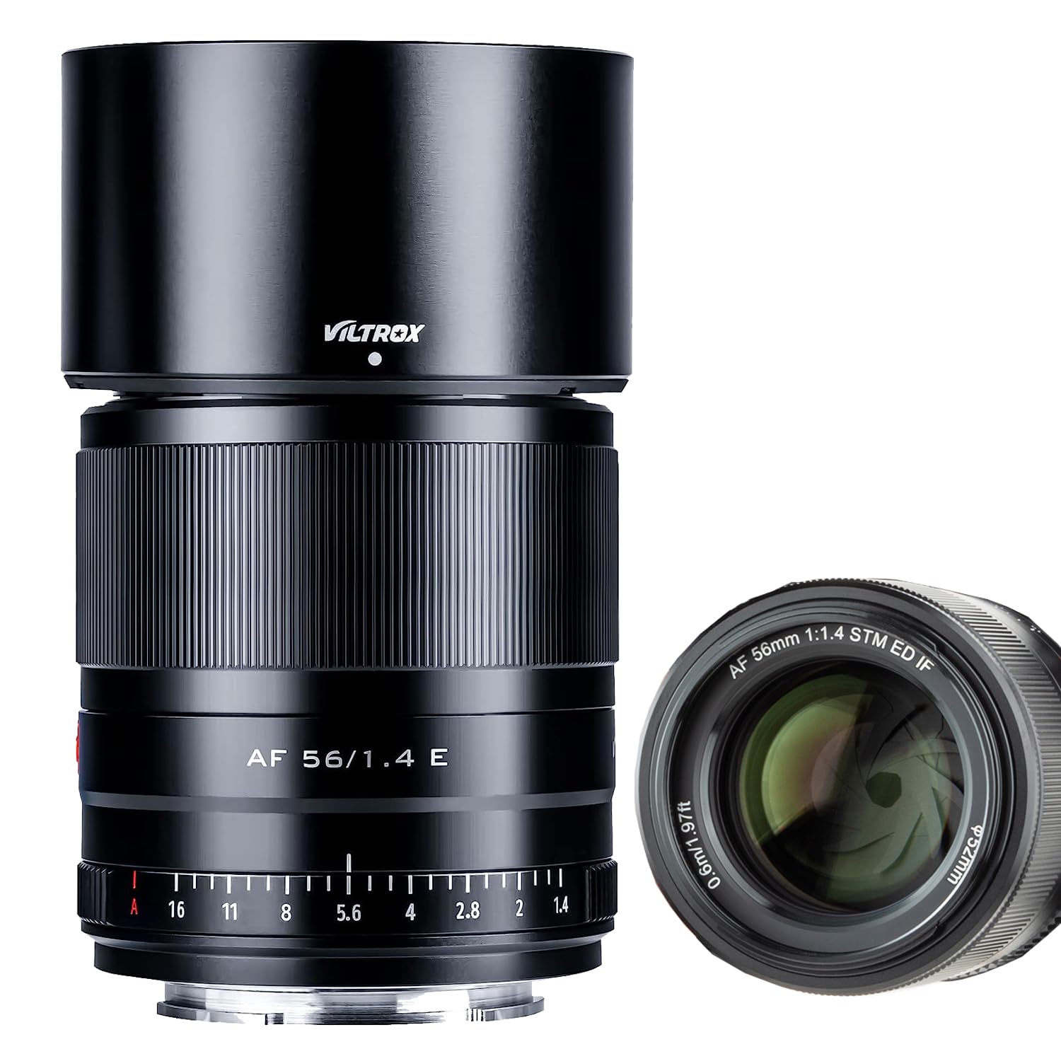 VILTROX 56mm F1.4 f/1.4 Autofocus E Lens for Sony E Mount a6300 a6400 a6500 a6600 a7 a7S a7c a7Ⅱ a7RⅡ a7SⅢ a7Ⅲ a7RⅢ a7RⅣ