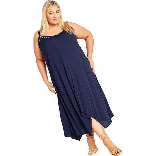 Catherines Women's Plus Size Anywear Maxi Dress - 1X, Black at Amazon  Women's Clothing store