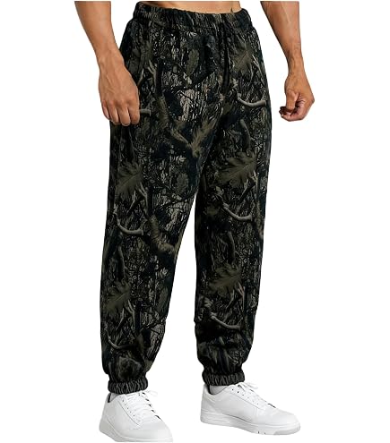 Amazon.com: MSBESYOR Mens Baggy Camo Graphic Print Sweatpants