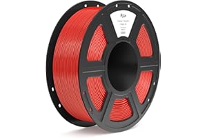 ELEGOO Filamento PLA+ 1.75 1KG Rojo Intenso,Filamento para Impresora 3D,Precisión Dimensional +/- 0.02mm,Bobina de Plástico para la Mayoría de Impresoras 3D FDM