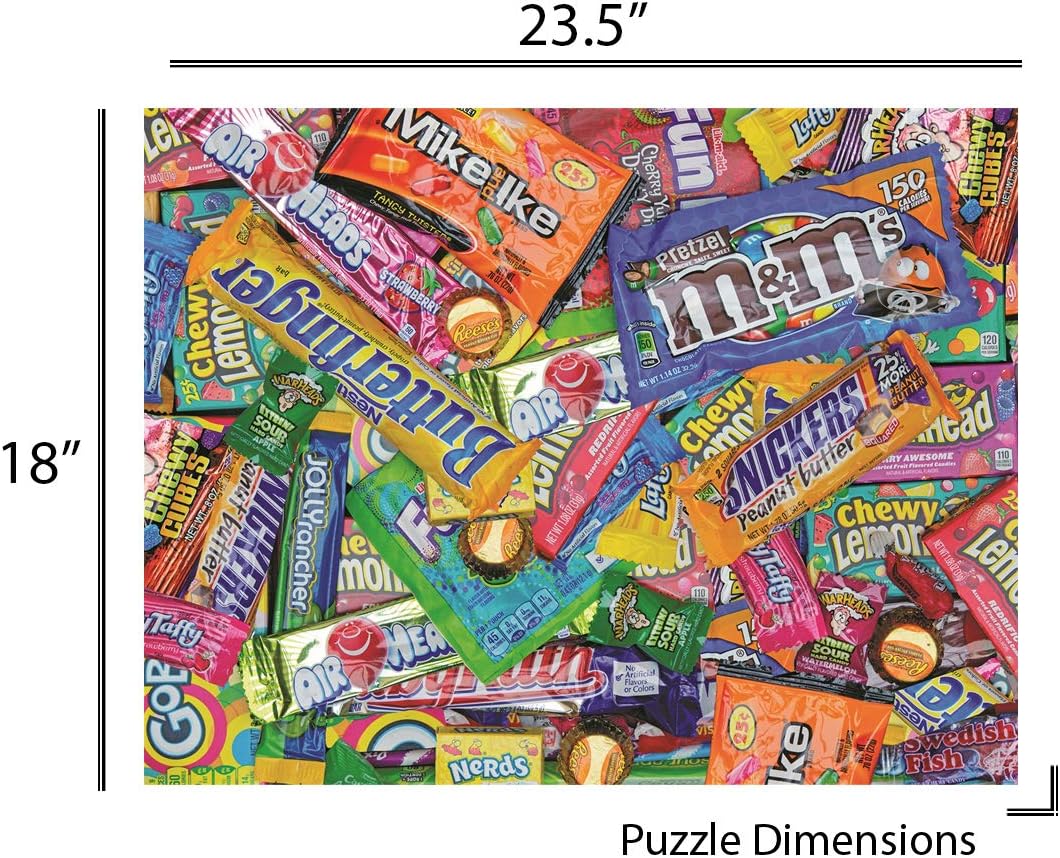 Springbok's 500 Piece Jigsaw Puzzle Sweet Tooth, Multi: Toys & Games