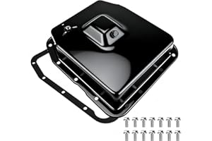 KOONDHEEND 265-813 Transmission Oil Pan with Gasket and Drain Plug &14 Screw Fits for Ford E-150 F-150 E-250 E-350 E-450 Mustang Expedition/Lincoln/Mercury Models