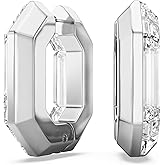 Swarovski Lucent Hoop Earrings, Octagon Shape, Small, Clear