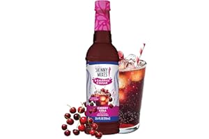 Jordan's Skinny Mixes Sugar Free Syrup, Cherry Cola Flavored Water Enhancer, Drink Mix for Water & more, Zero Calorie Flavoring, Keto Friendly, 25.4 Fl Oz, 1 Pack