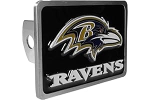 SISKIYOU AUTOMOTIVE Baltimore Ravens NFL Hitch Cover, Class II & III