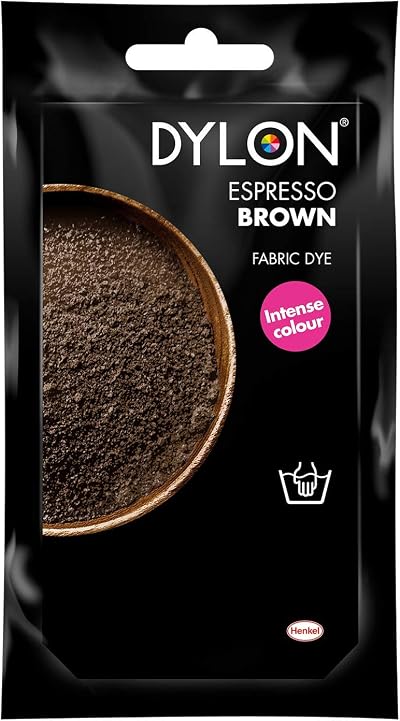 Dylon Hand Dye Espresso Brown 50 g Fabric Dye Sachet Pack of 1