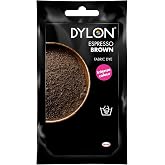 Dylon Washing Machine Fabric Dye Sachet, Espresso Brown, 50g | Machine Dye for Clothes, Soft Furnishings &amp; Projects, Renew Fabrics, up to 600g of Fabric per Pod