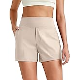 G4Free ShiftReady Athletic Shorts for Women High Waisted Trouser Shorts Trendy Casual Summer Short with Pockets