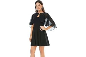 OLYRJIE Womens Shawls and Wraps for Evening Dress Chiffon Shawl Cape Wedding Guest Bridesmaid Capelets Scarves