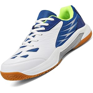 Men's Tennis-Racquetball-Badminton-Pickleball Shoes Anti Slip Court Sneaker | Provides good arch support and keeps ankles sta