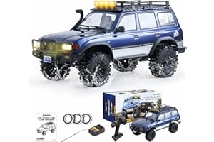 BEEZRC FMS 1/10 RC Crawler FCX10 Land Cruiser LC80 PRO RS Toyota Licensed,Upgraded Motor 3541-KV2100, New Gearbox, 4WD Off-Ro