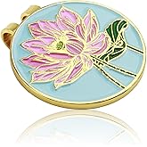 JDGHGB Golf Marker Hat Clip,Lotus Magnetic Golf Ball Marker Hat Clip,Golf Gifts Accessories Ball Markers for Women Men