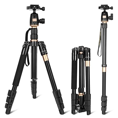 LOETAD Trípode Completo Trípode Monópode Flexible para Cámara con ...