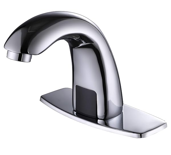 CHARMINGWATER TOUCHLESS BATHROOM SINK FAUCET, MOTION AUTOMATIC SENSOR...