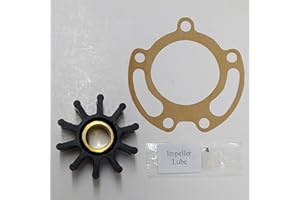 STAYCOOLPUMPS SCP-17954 Impeller Kit for Jabsco Raw Sea Water Pump Replaces 17954-0001-P