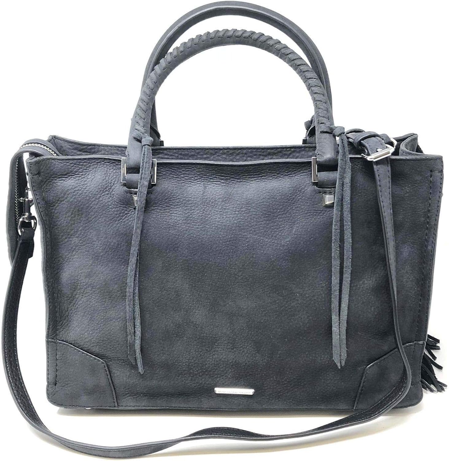regan satchel tote black