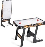 Powerplay 3ft Folding Air Hockey Table Compact Portable Mini Game view 1