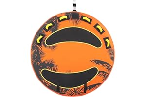 MADOG SPORT EQUIPMENT MADOG Towable Tube for Boating, Inflatable Boat Tube for Water Sports, Capacity, Quick Inflation & Deflation