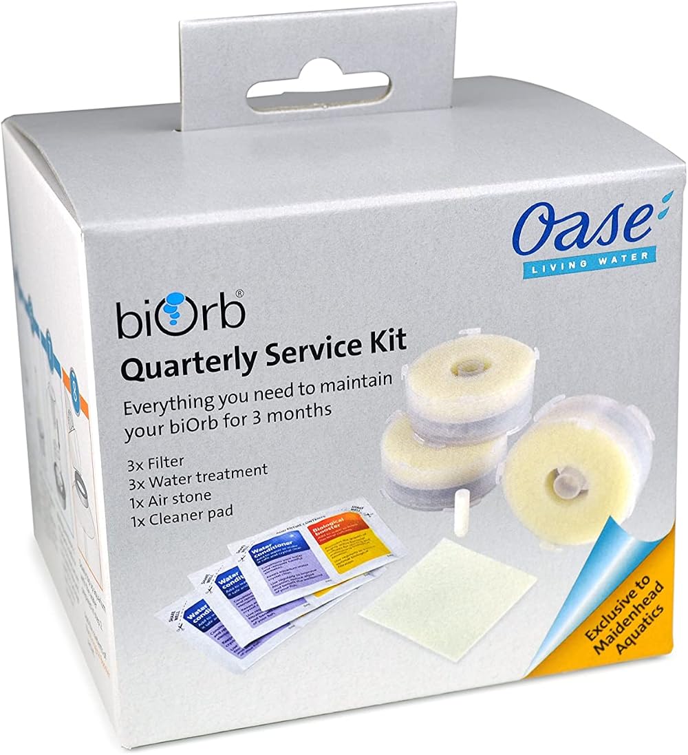 biOrb Quarterly Service Kit Pack of 3 with Air Stone - Replacement Filters