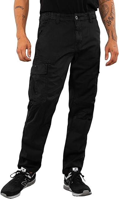 black squad cargo pants