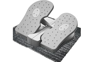 ISMIER Foldable Leg Exerciser: Portable Foot Pedal Exerciser for Seniors Under Desk Foot Pedal Exerciser Stepper Exercise for Leg Muscles Relieves Varicose Veins Physical Therapy Aid