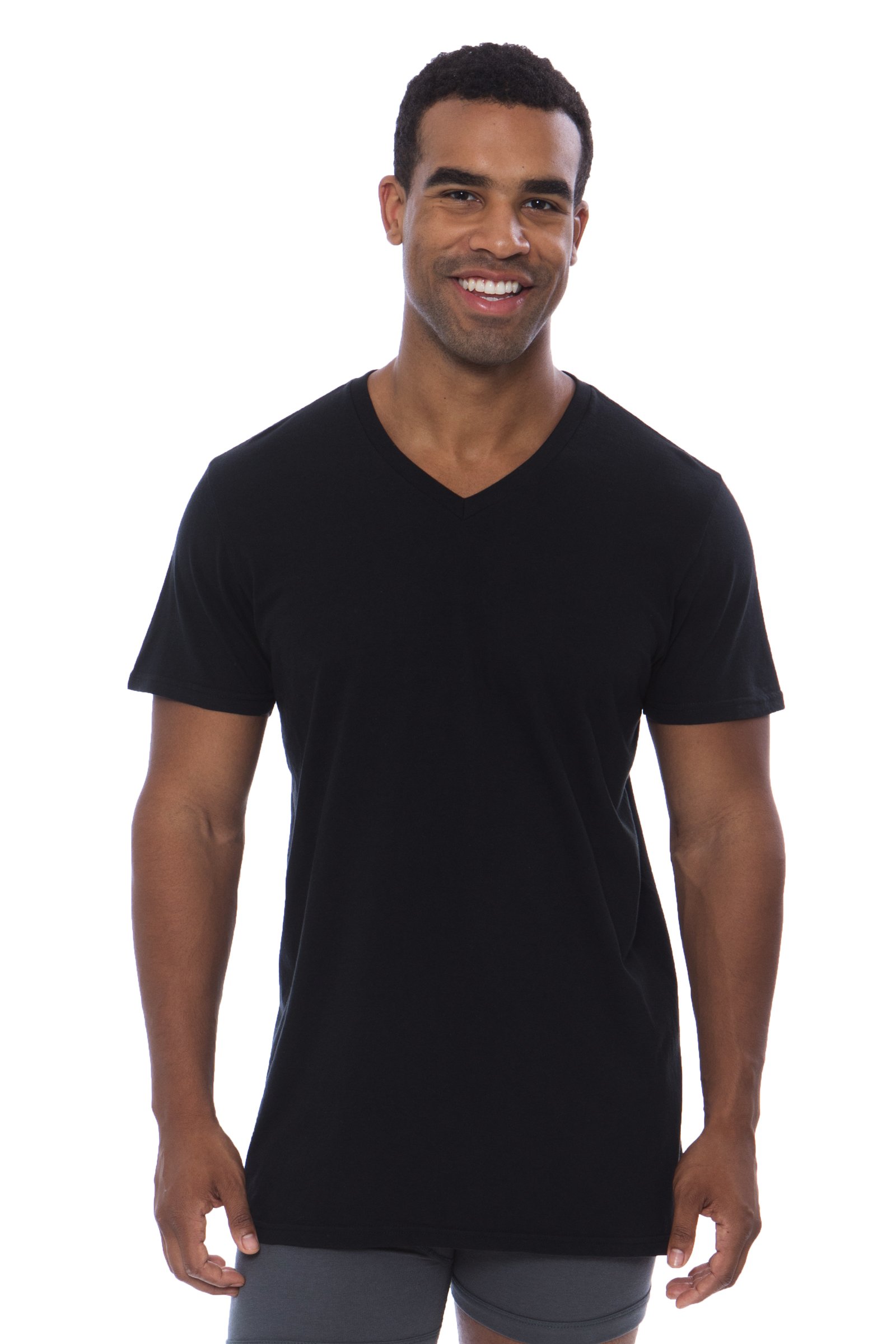 V-Neck Undershirt - Soft Cotton Tee 