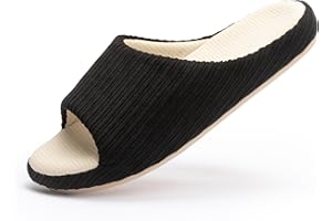 Chantomoo Womens Slipper Memory Foam Slippers Comfy House Slippers Rubber Sole Bedroom Cozy Indoor Outdoor Home Slipper Slides