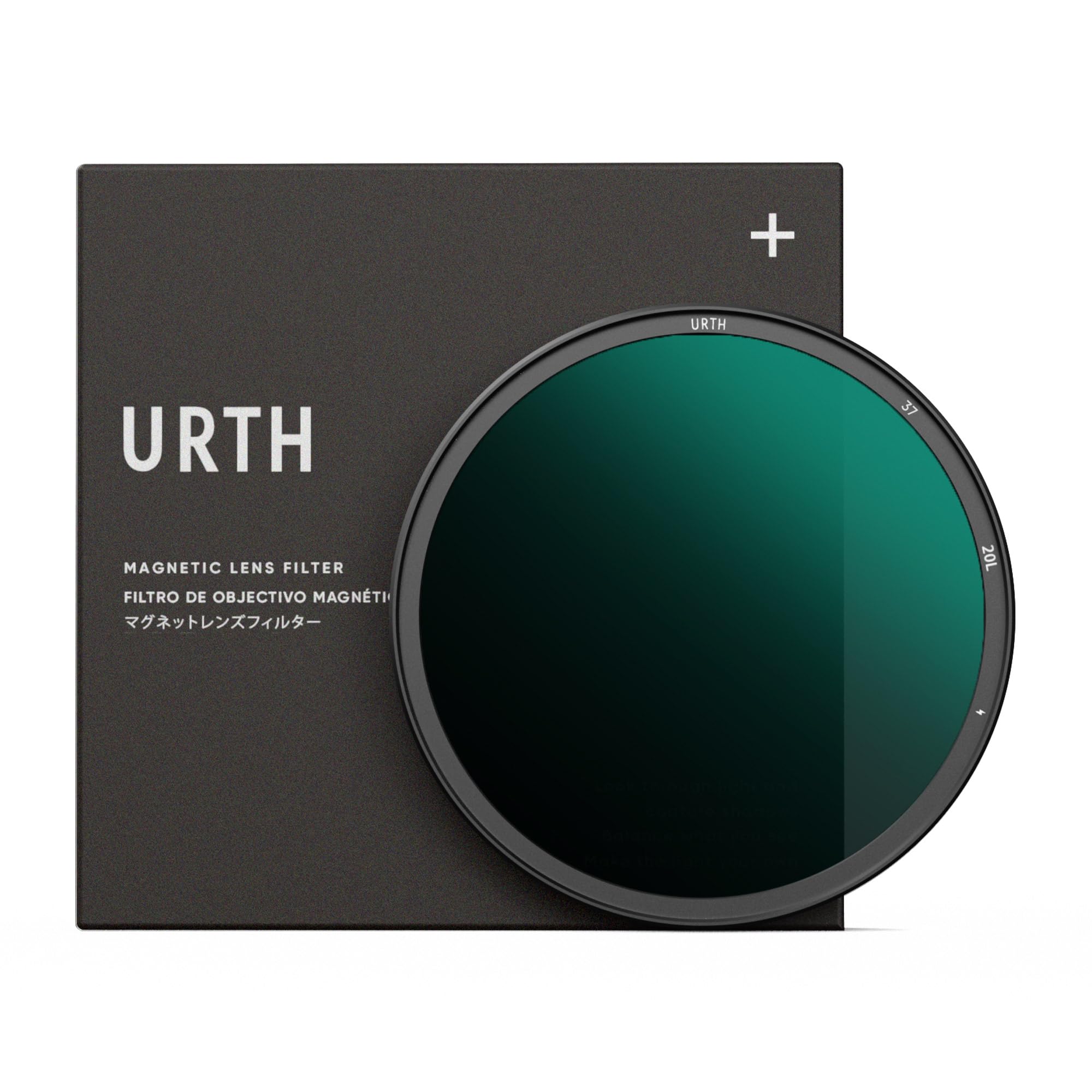 Urth 37mm Magnetic ND1000 (10 Stop) Lens Filter (Plus+) — 20-Layer Nano-Coated, Ultra-Slim Neutral Density Camera Lens Exposure Filter